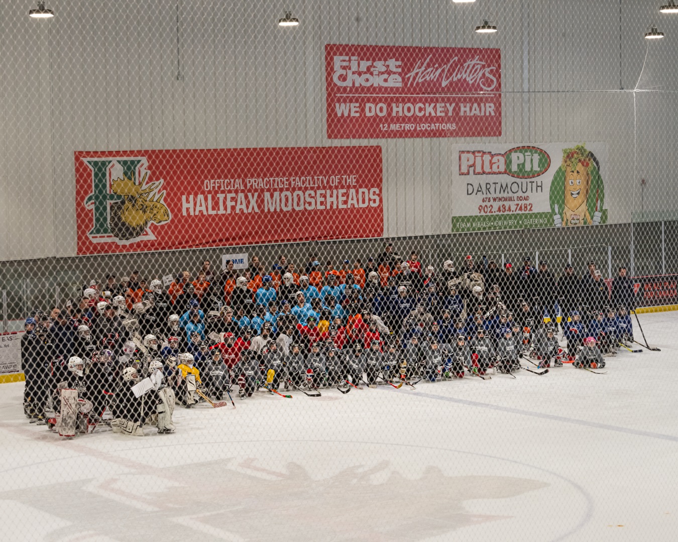 Students and instructors from 2022 hockey camps